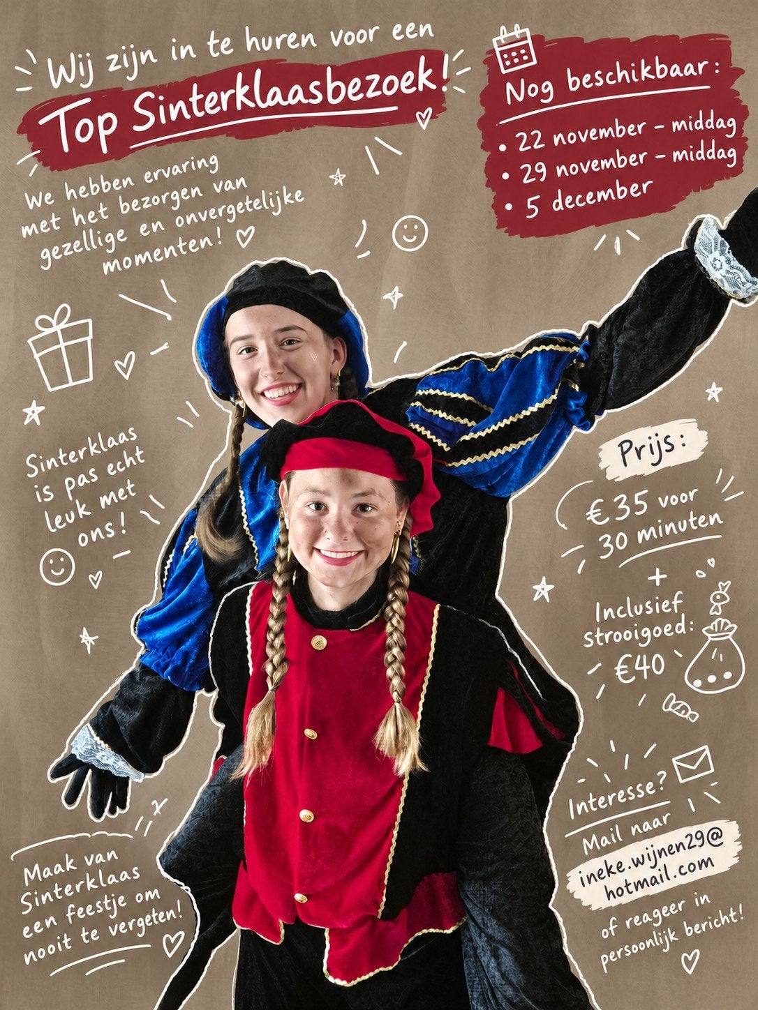 zwarte piet, Ophalen of Verzenden