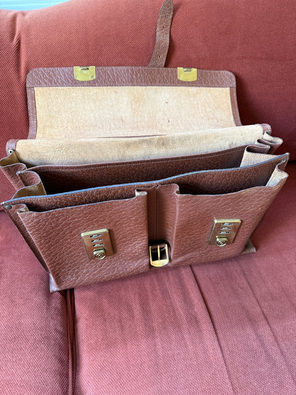 Ouderwetse school tas, Ophalen of Verzenden, Nieuw, Bruin, Rugtas