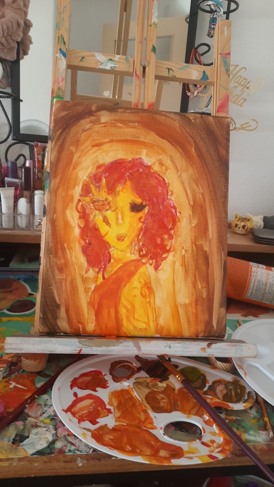 zelfgemaakt schilderij, Verzenden