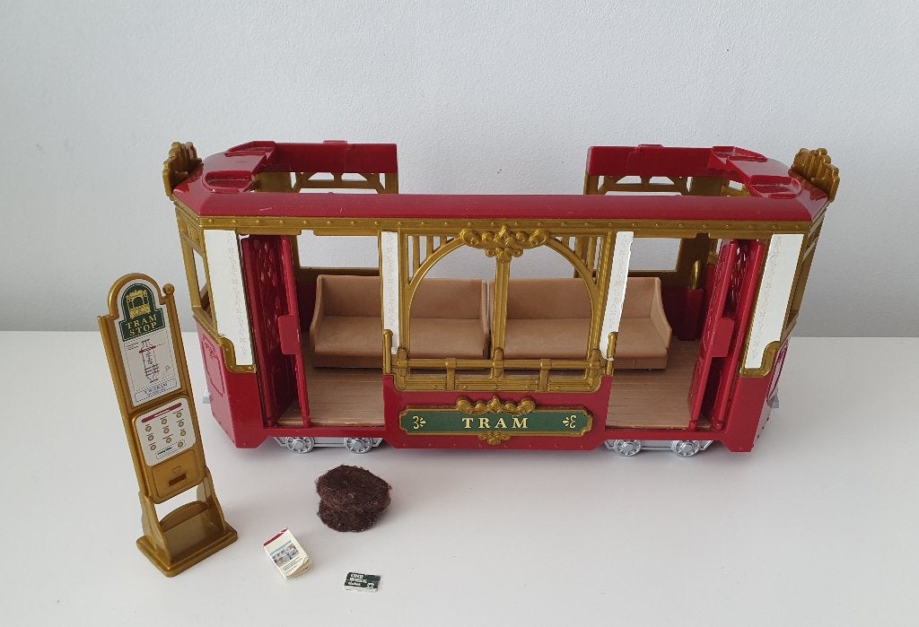 Sylvanian families tram, Verzamelen, Ophalen, Gebruikt