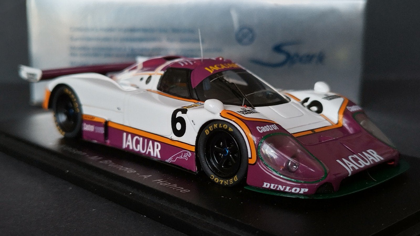 Jaguar XJR 8 Le Mans 1987 Brundle Nielsen 1:43 Spark Pol, Overige merken, Auto, Nieuw, Lei pou kok 28d Taipa Macau