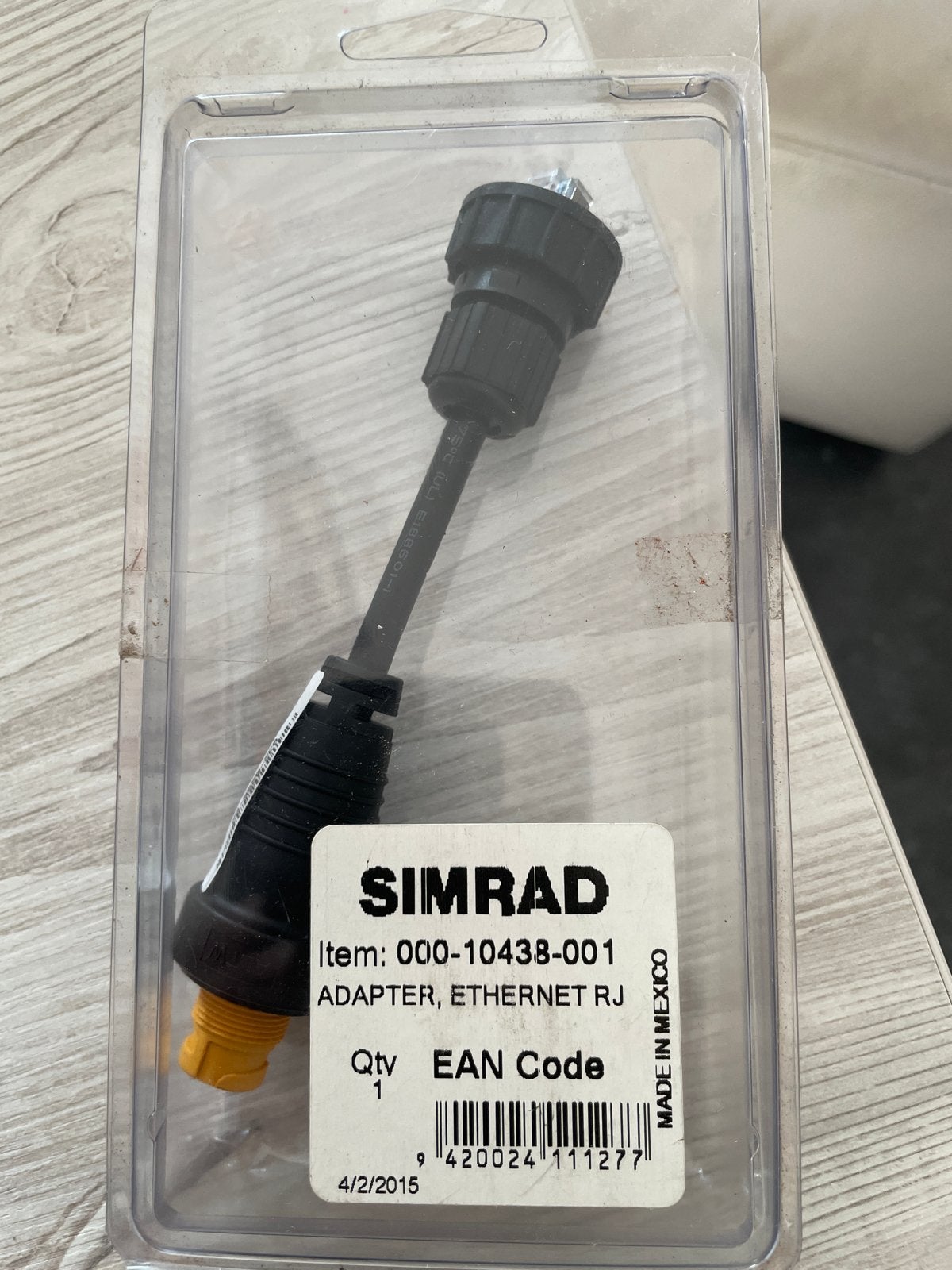 Simrad Ethernet RJ45 Adapter Kabel 000-10438-001, Ophalen of Verzenden, Nieuw