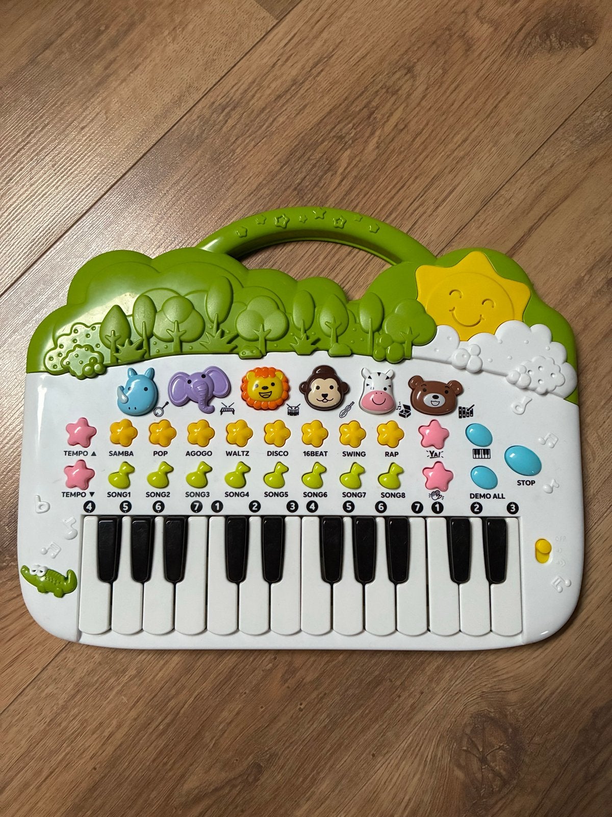 Baby speelgoed piano met dierengeluiden en muziek, Ophalen, Gebruikt, Overige typen, Met geluid