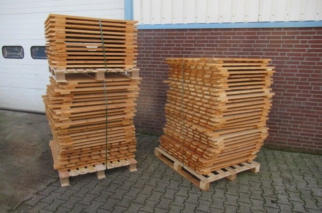 Vuren vlonder palletstelling legbord, Ophalen, Minder dan 25 mm, Nieuw, Plank
