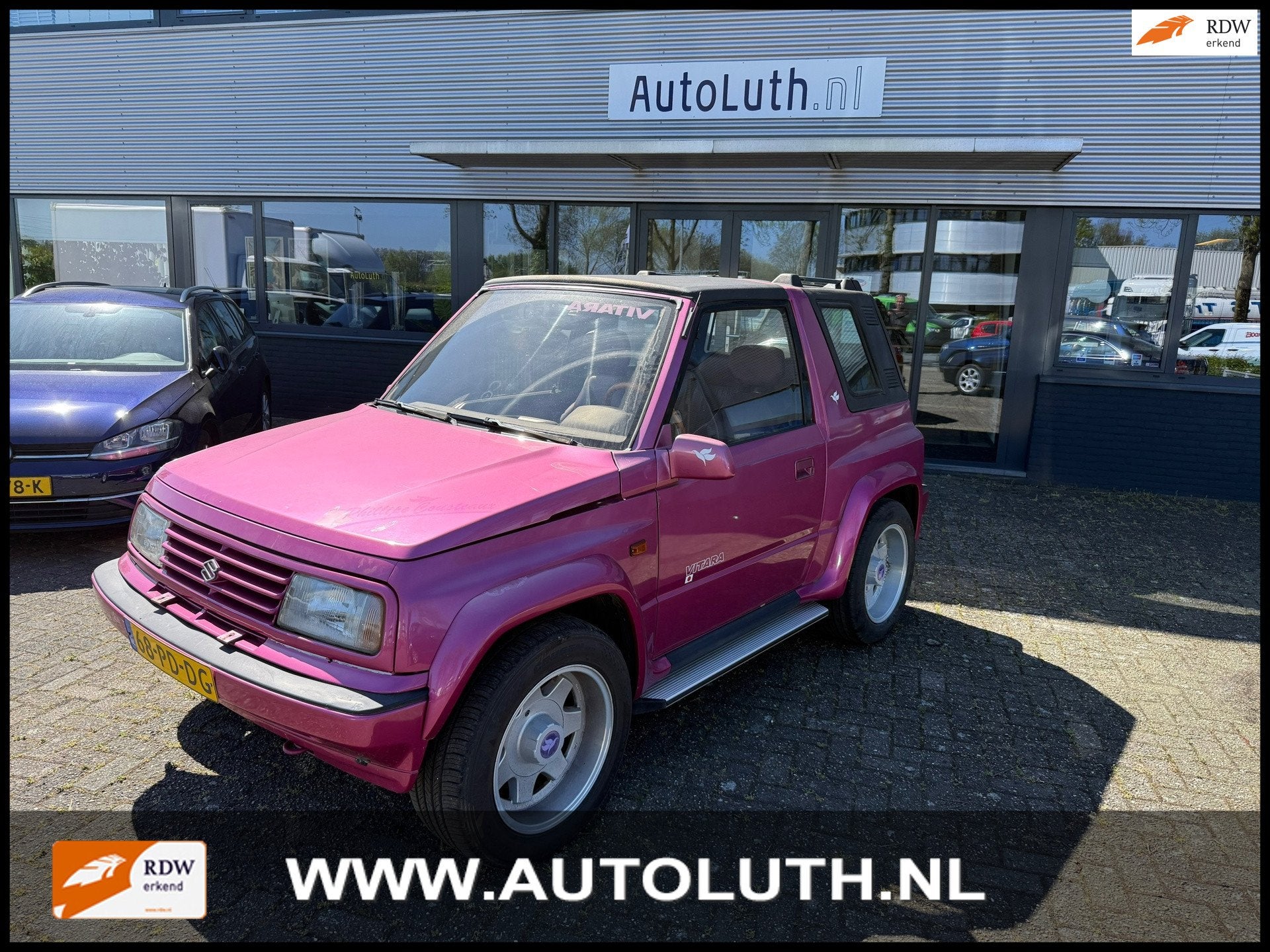Suzuki Vitara 1.6 JLX Cabrio, Auto's, Suzuki, 1450 kg, Gebruikt, Cabriolet, Leder