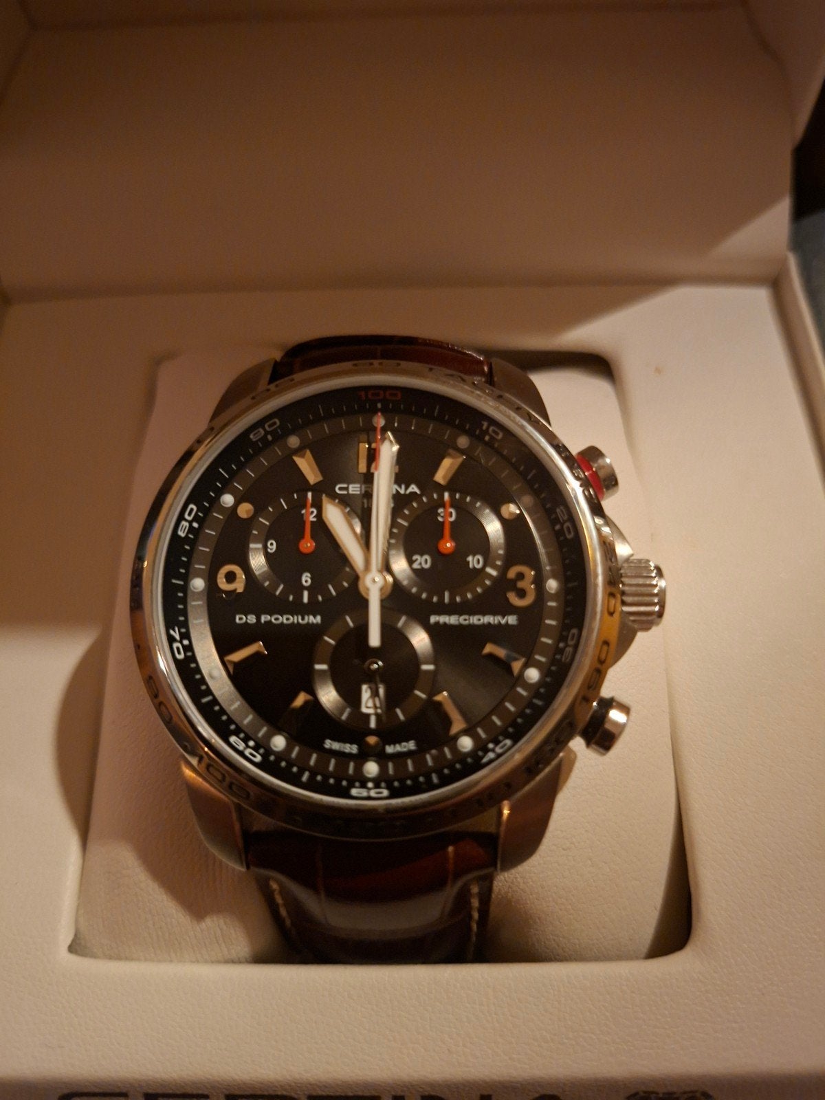 CERTINA horloge (nieuw), Sieraden, Tassen en Uiterlijk, Horloges | Heren, Overige merken, Leer, Polshorloge, Nieuw