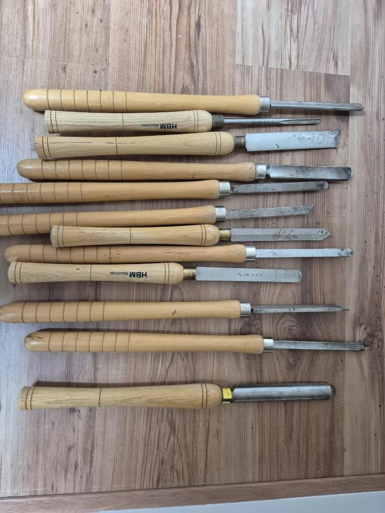 Houtdraai beitels, Ophalen of Verzenden, Gebruikt, Houtdraaibank, 500 tot 1000 mm