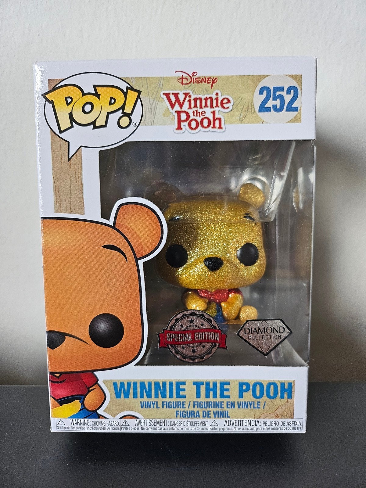 Nieuw: Funko POP! Diamond Winnie 252 met gratis protector, Verzenden, Nieuw