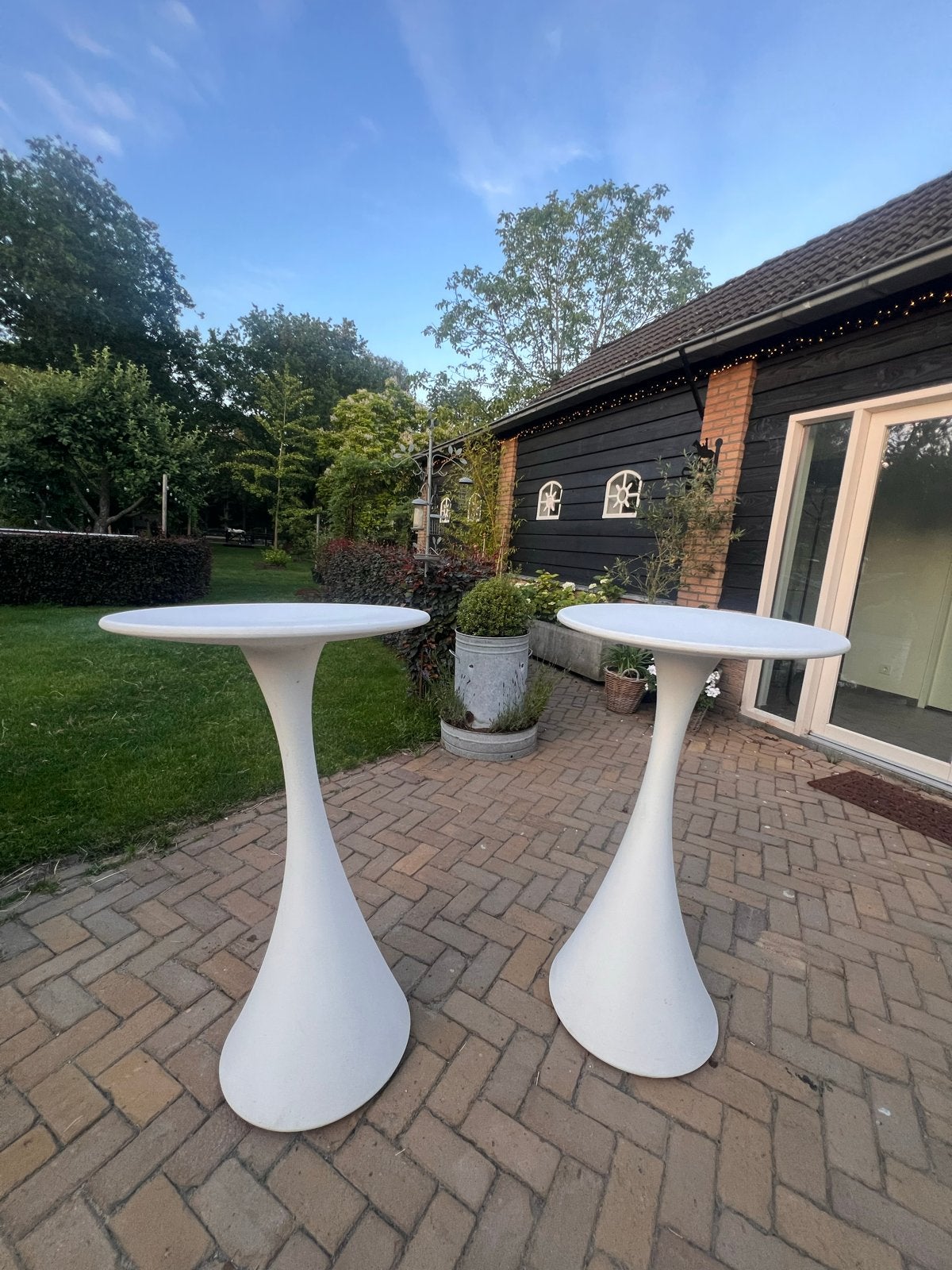 2 Design Hangtafels van Studio Thesia Progetti, Ophalen, Gebruikt, Rond, Kunststof