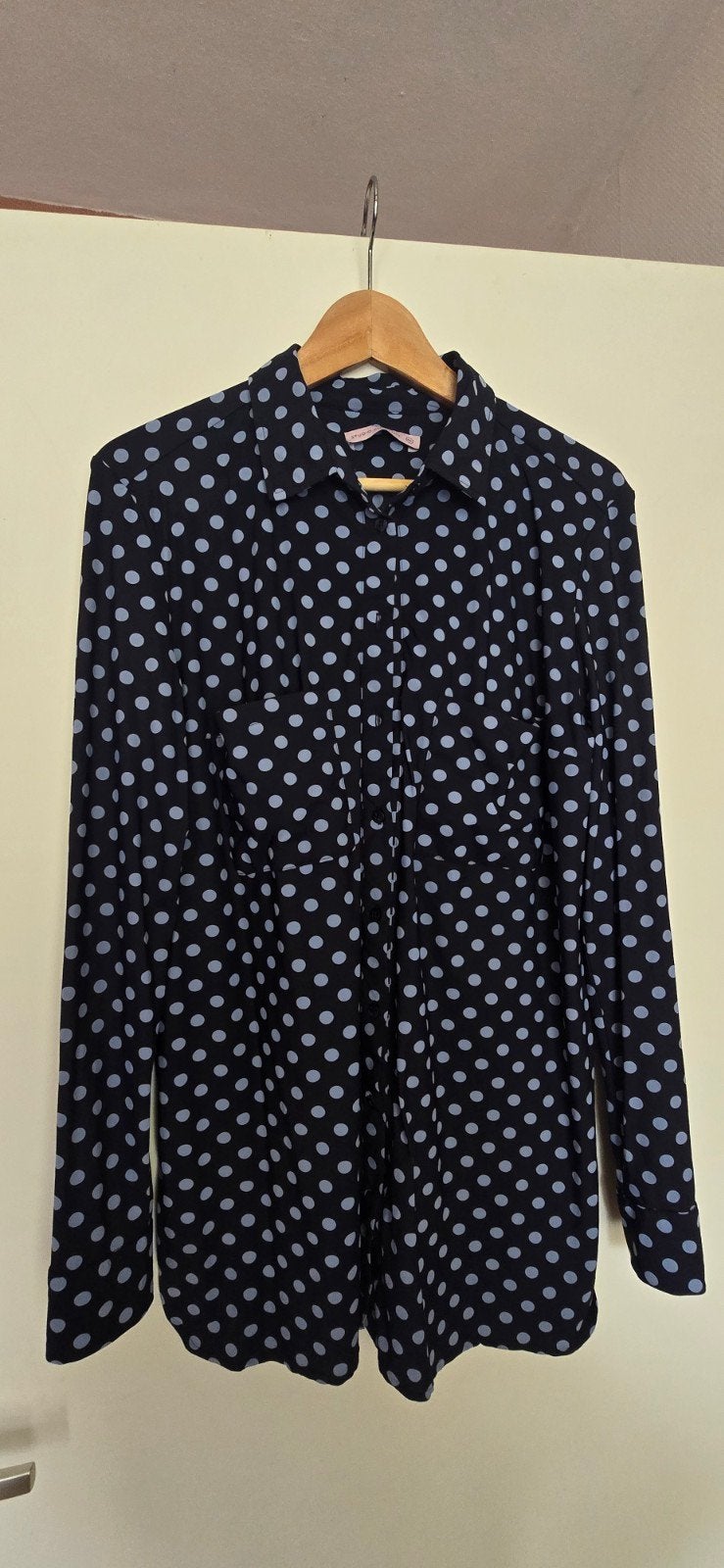 Studio Anneloes | blouse | donkerblauw/lichtblauw, Studio Anneloes, Maat 46/48 (XL) of groter, Zo goed als nieuw, Verzenden