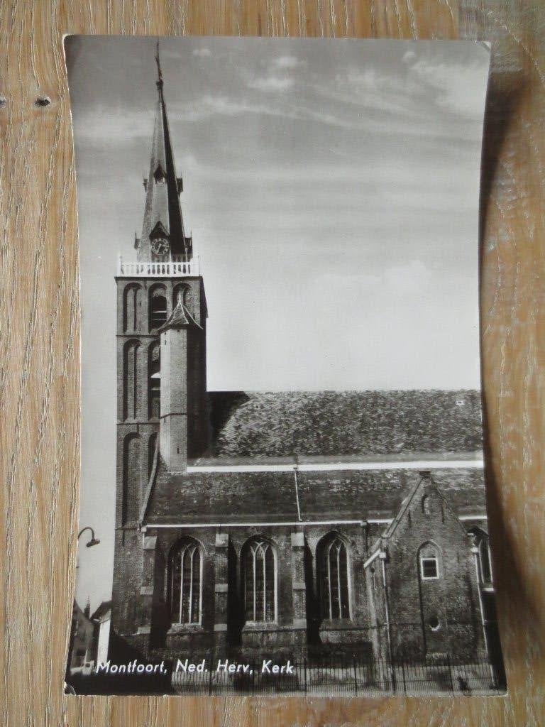 Ansichtkaart : Montfoort Ned.Herv.Kerk. Ongelopen kaart., Ophalen of Verzenden, 1960 tot 1980, Ongelopen, Utrecht