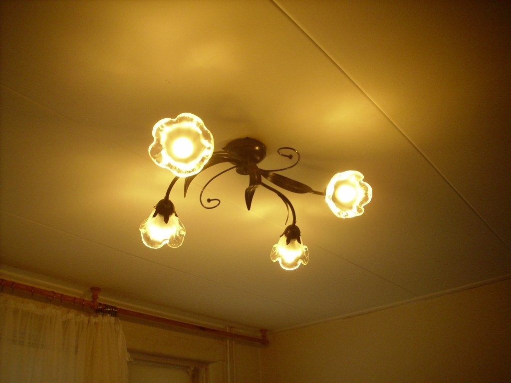 Twee Mooie Metaal design plafondlampen voor een prijs + 5..., Huis en Inrichting, Lampen | Plafondlampen, Ophalen, Design, LED