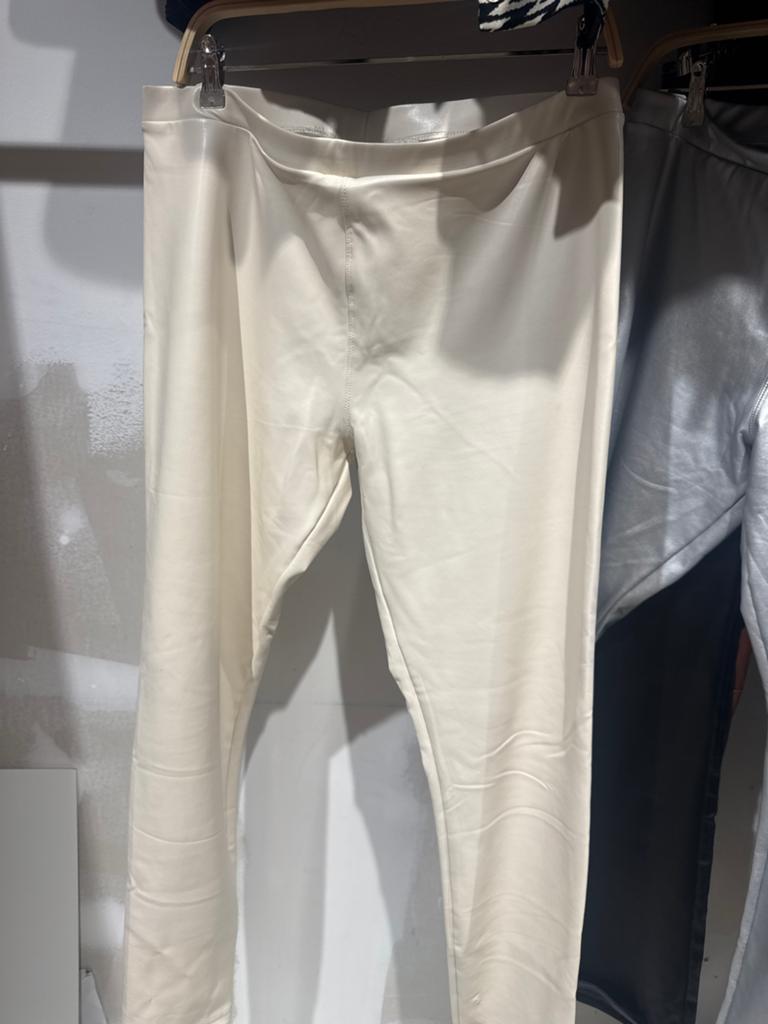 Norfy Legging Maat 46 - Crèmekleurig, Kleding | Dames, Legging, Beige, Overige maten, Ophalen of Verzenden