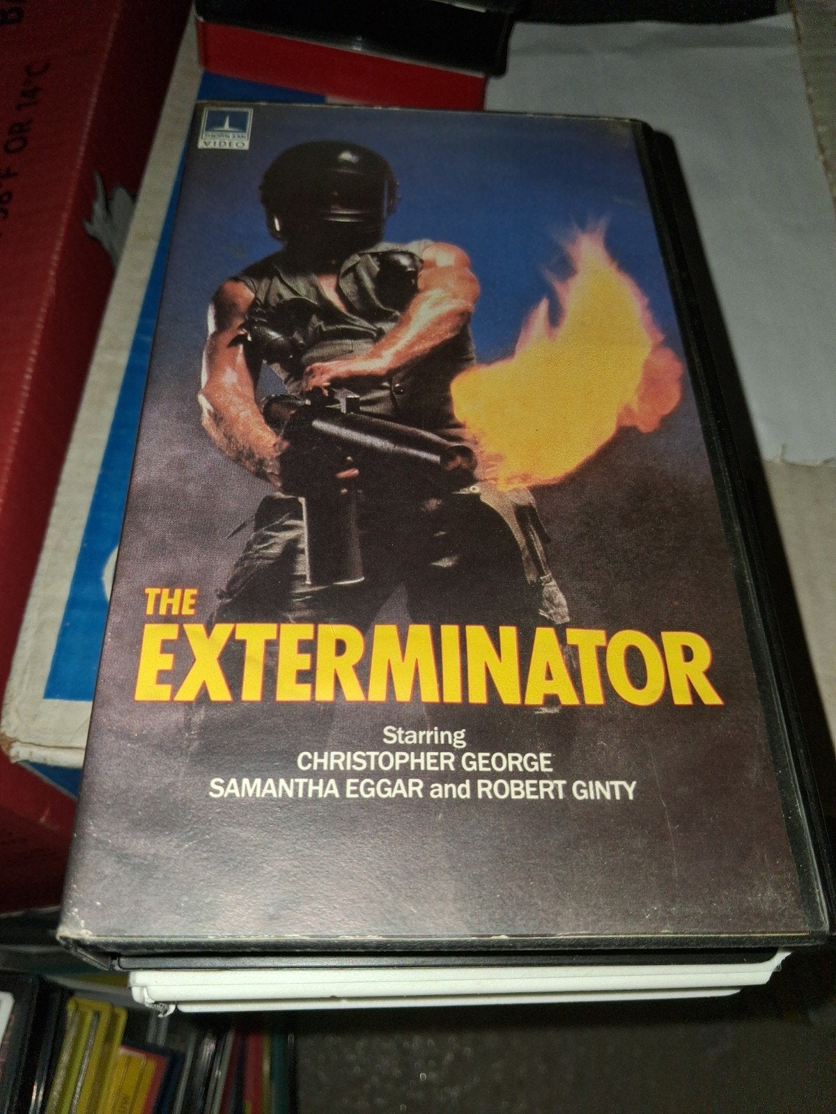 Vcc video2000 ex-rental- The Exterminator, Cd's en Dvd's, Vanaf 16 jaar, Ophalen of Verzenden, Gebruikt, Horror