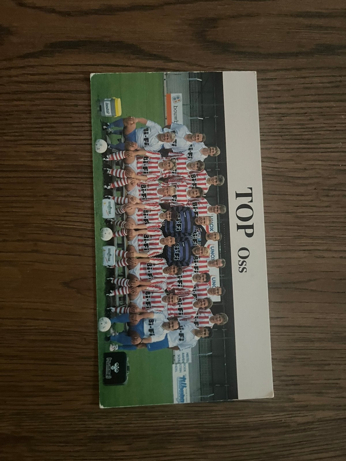 JAREN 90 FOTOKAART TOP OSS, Verzamelen, Ophalen of Verzenden, Zo goed als nieuw, Overige binnenlandse clubs, Spelerskaart