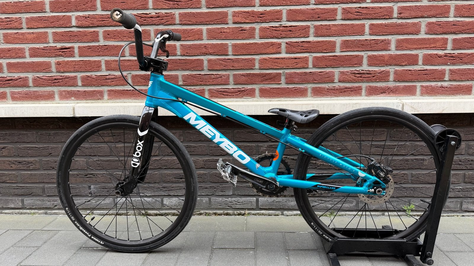 Meybo Junior Superclass bmx., Ophalen, Aluminium, Zo goed als nieuw, Schijfrem
