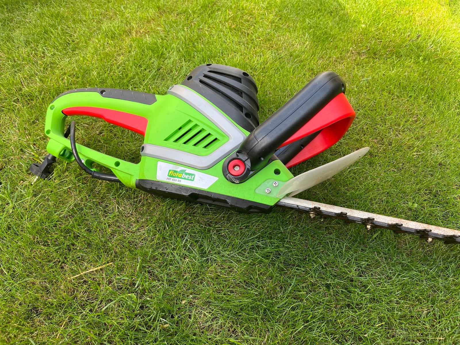 Florabest elektrische heggenschaar FHT 600 D3, Ophalen of Verzenden, Gebruikt, Elektrisch