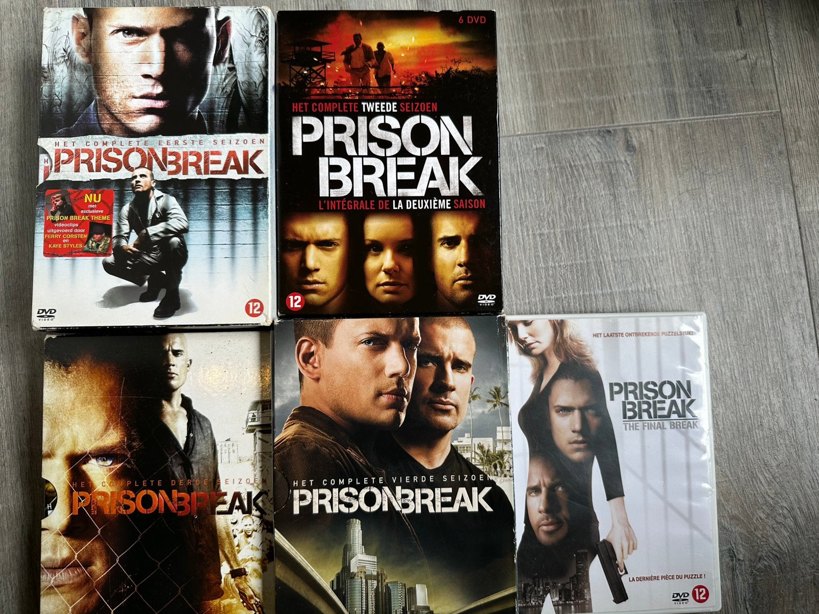 Prison Break, alle seizoenen plus film, compleet, Vanaf 12 jaar, Ophalen, Zo goed als nieuw, Overige genres