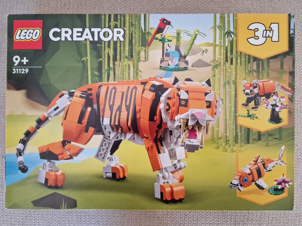 LEGO Creator 3-in-1 Grote Tijger - 31129, Ophalen, Lego, Zo goed als nieuw, Compleet