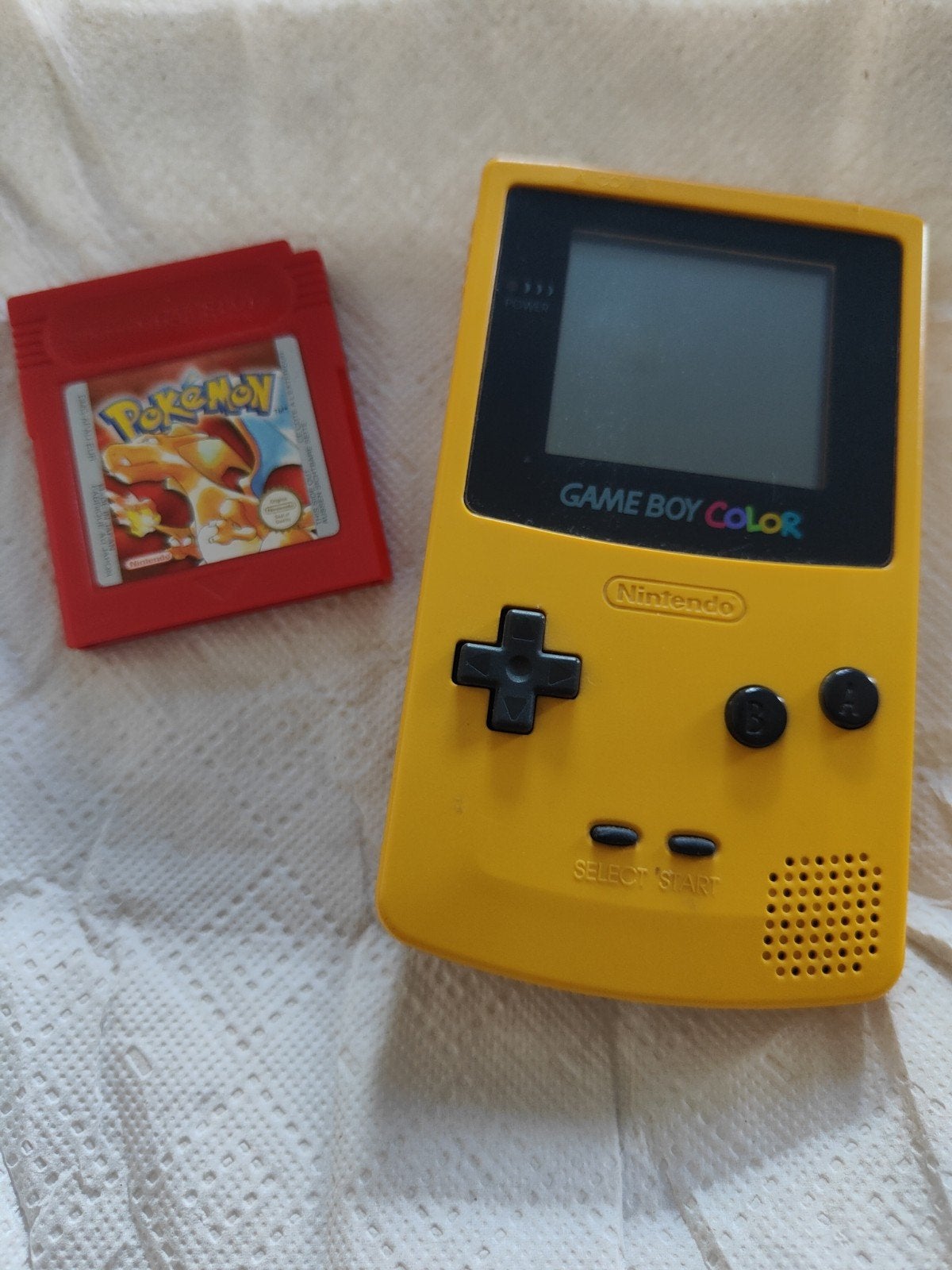 Nintendo Game Boy Color met Pokémon Red, Spelcomputers en Games, Ophalen of Verzenden