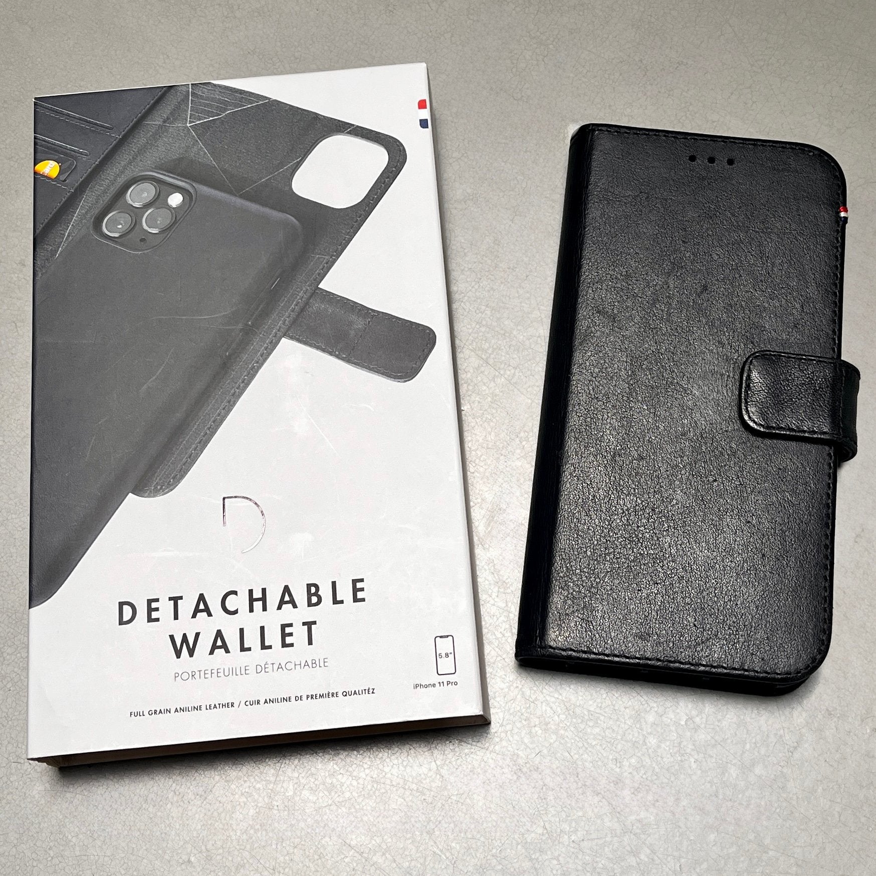 Decoded 2-in-1 Wallet Case iPhone 11 Pro. Zwart. ZGAN., Ophalen of Verzenden, Zo goed als nieuw, IPhone 11 Pro