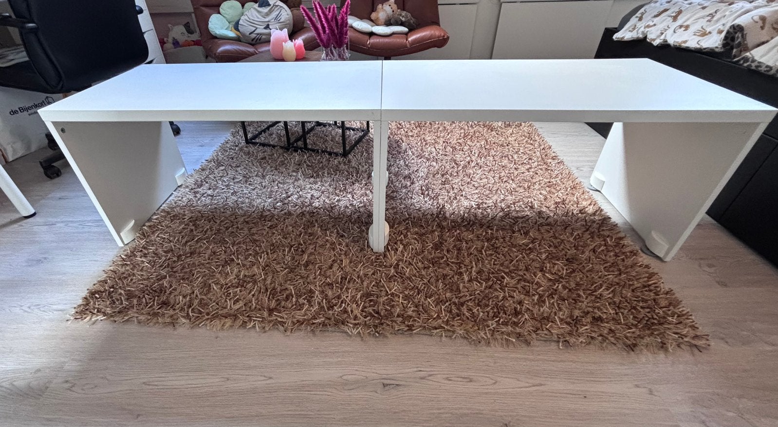 Ikea kinderbankje / speeltafel, Ophalen, Gebruikt, 180 cm, Kinderbureau