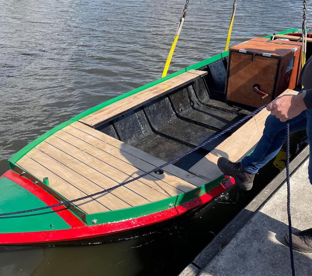 Geklonken Tuindersvlet 7 meter (volledig opgeknapt 2025), Watersport en Boten, Ophalen, Staal, Diesel, Zo goed als nieuw