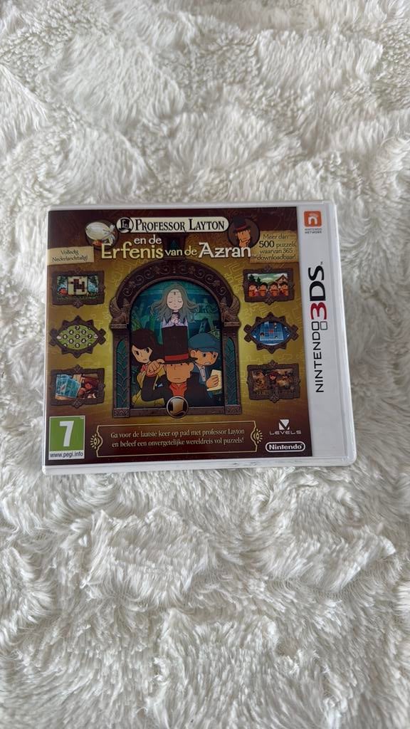 Te koop Prof. Layton en de Erfenis van de Azran, Puzzel en Educatief, 1 speler, Ophalen of Verzenden, Zo goed als nieuw