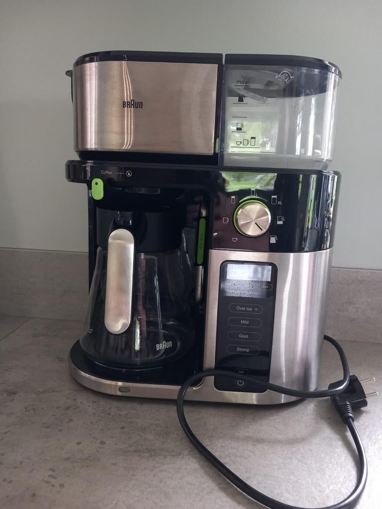 Braun koffiezetapparaat, Ophalen of Verzenden, Gebruikt, Overige merken, Koffiekan