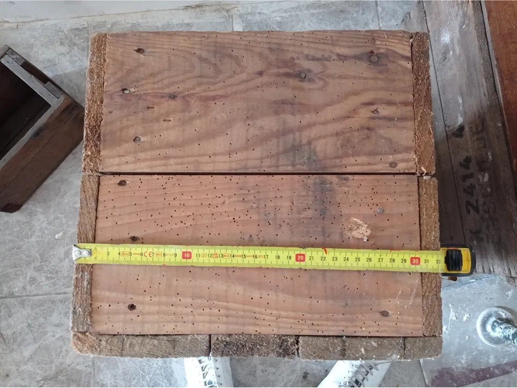 Vintage houten kratten en kisten - decoratief en functioneel, Ophalen, Minder dan 50 cm, Gebruikt, 50 tot 100 cm