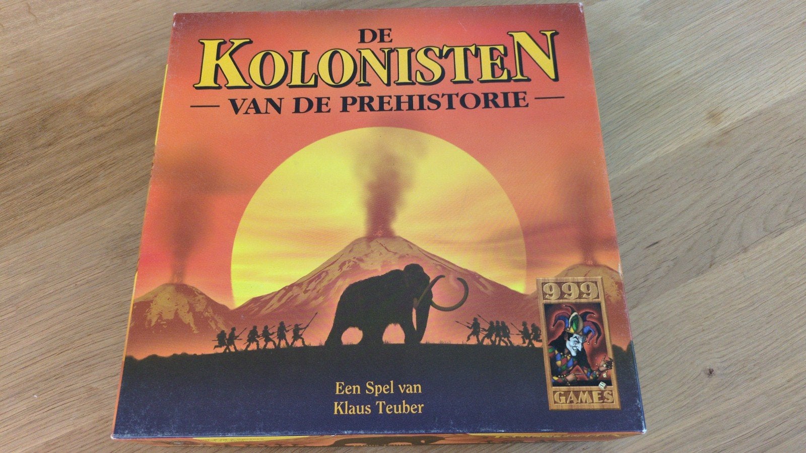 De Kolonisten van de Prehistorie - Bordspel compleet, Hobby en Vrije tijd, Drie of vier spelers, Ophalen of Verzenden, Zo goed als nieuw