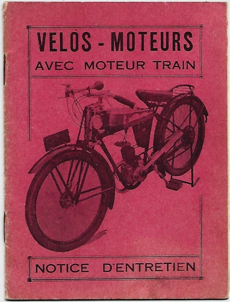 BMA velos moteurs Train notice entretien moto (4451z), Verzenden, Overige merken
