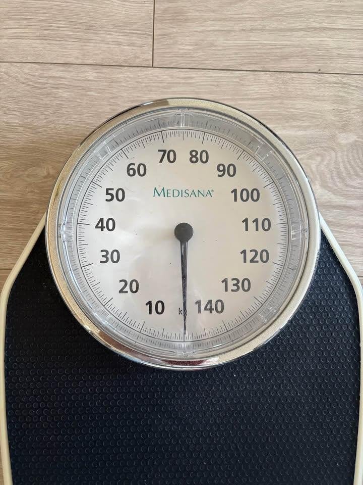 Weegschaal Medisana, Witgoed en Apparatuur, Weegschalen, Ophalen, Gebruikt, 100 kg of meer, Personenweegschaal