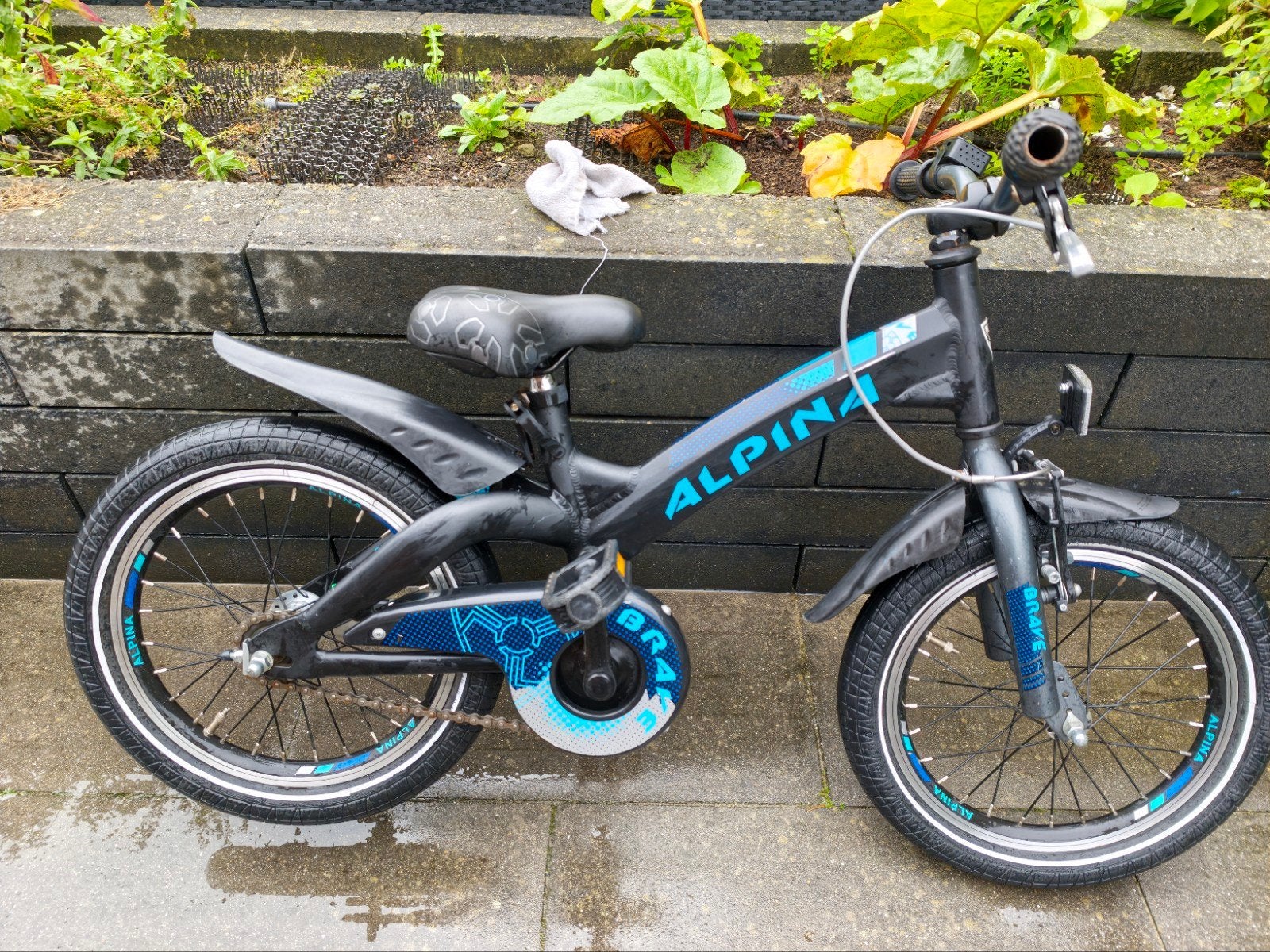 Alpina Brave kinderfiets 16 inch - Zo goed als nieuw, Fietsen en Brommers, Ophalen, 16 tot 20 inch, Velgrem, Alpina