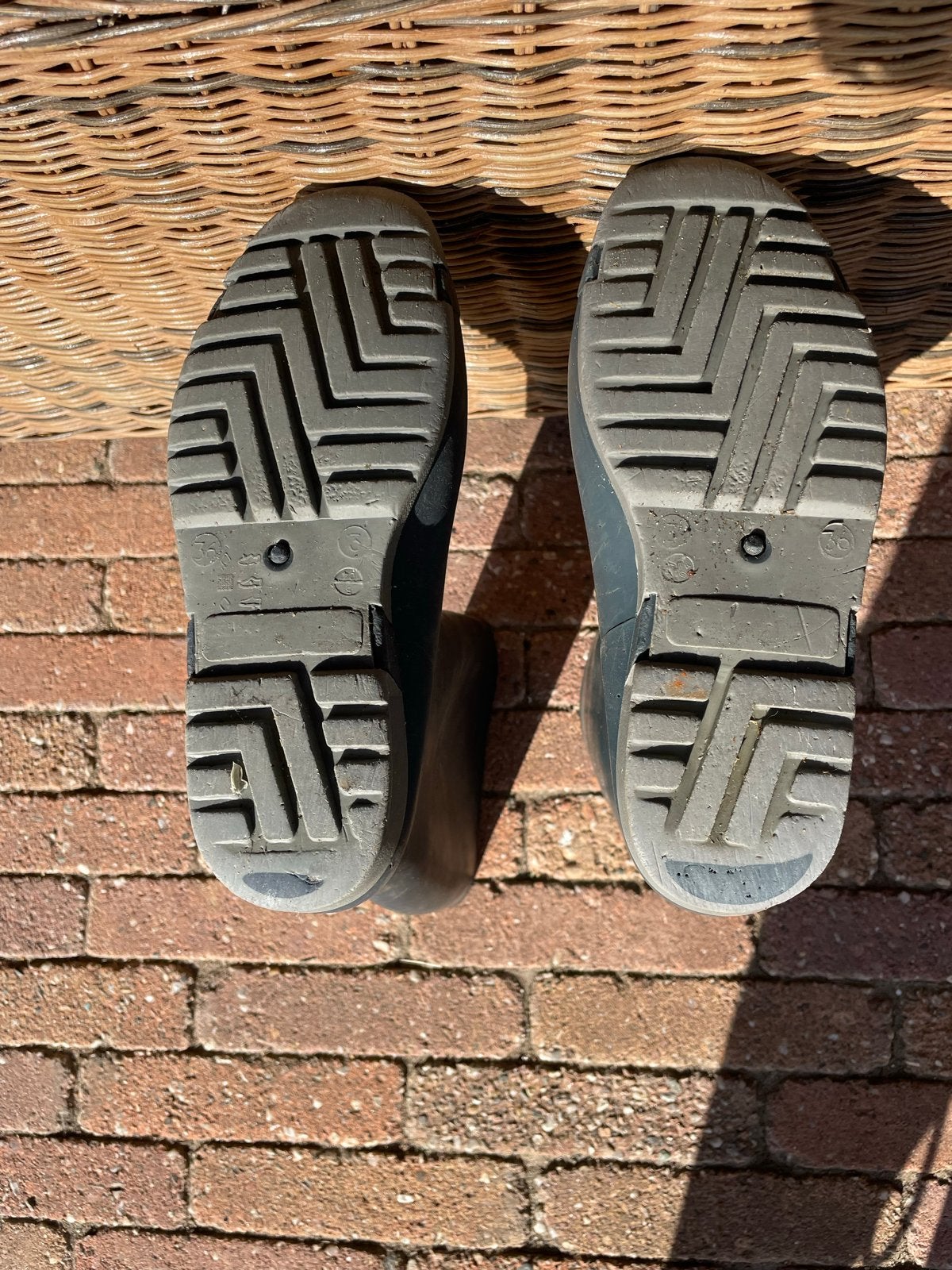 Dunlop Regenlaarzen Maat 36 - nog heel goed, Caravans en Kamperen, Ophalen of Verzenden, Gebruikt, Regenjas