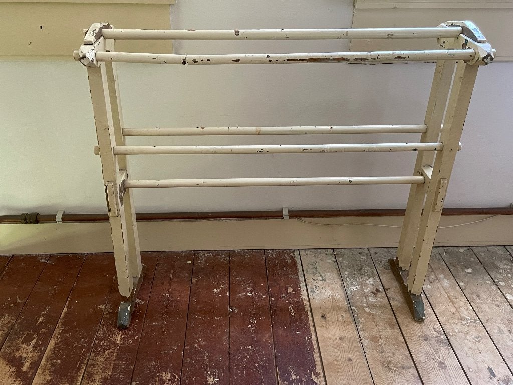 Brocante droogrek wasrek handdoekenrek, Antiek en Kunst, Ophalen