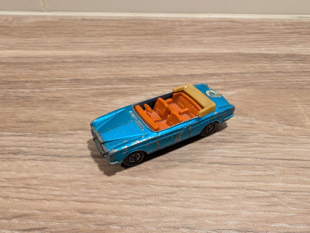 Rolls Royce Silver Shadow coupe - modelauto Matchbox nr. 69, Ophalen of Verzenden, Zo goed als nieuw, Auto