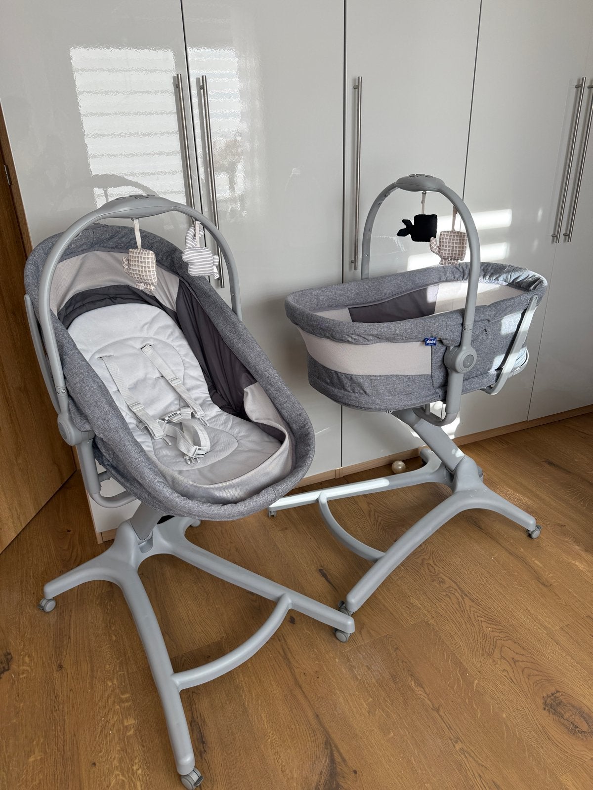 Chicco Baby Hug 5in1 Grijs - Zo goed als nieuw, Ophalen, Zo goed als nieuw, Wieg