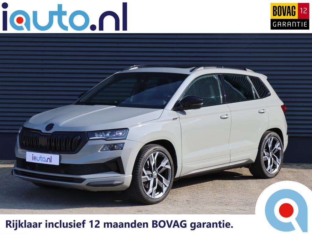 Skoda Karoq 1.5 TSI ACT DSG Sportline Pano/Virtual Cockpit/N, Auto's, Skoda, 12 maanden, Stof, 4 cilinders, Karoq