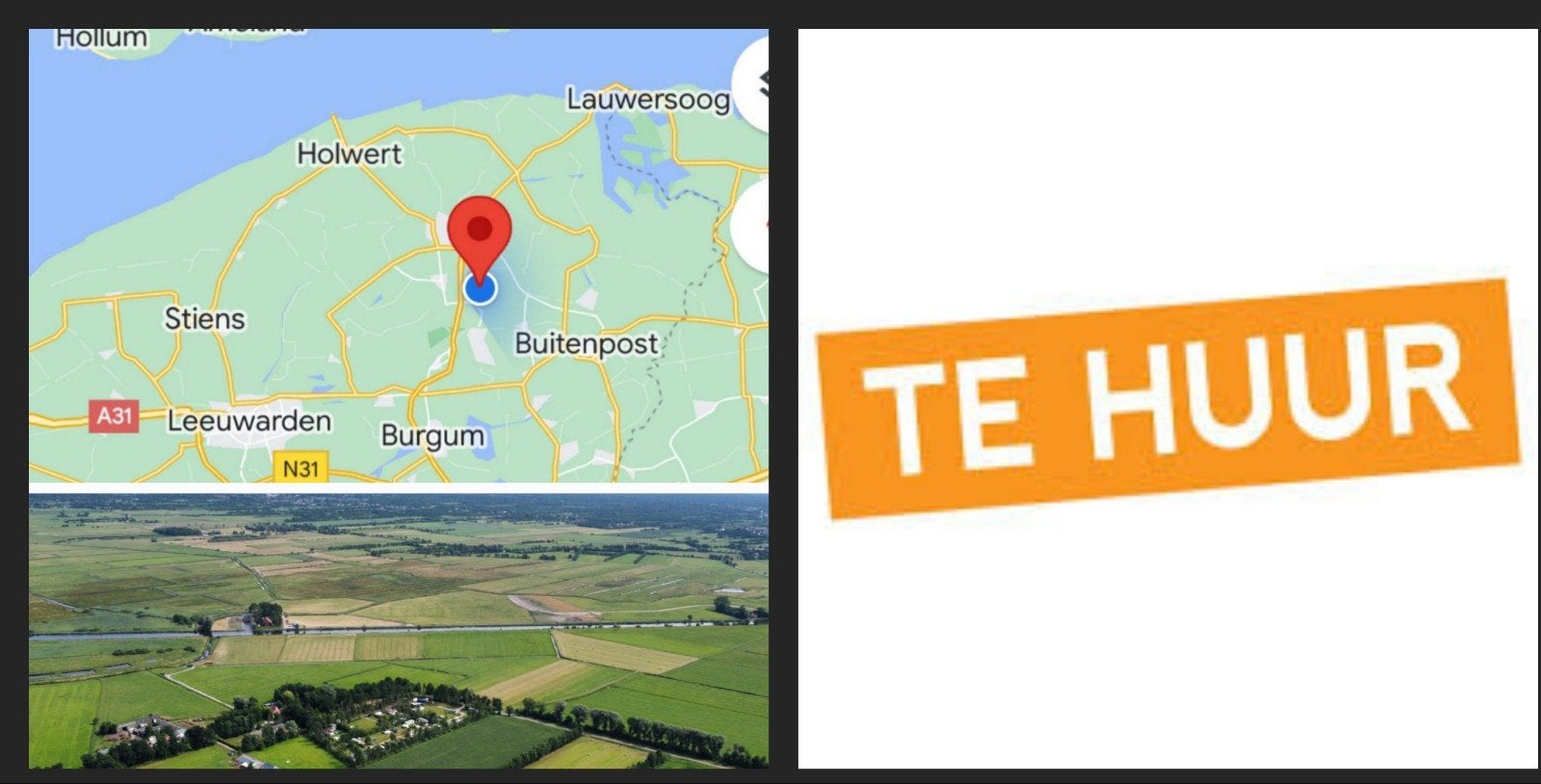 Tijdelijke woonruimte huurhuis huis chalet bij dokkum