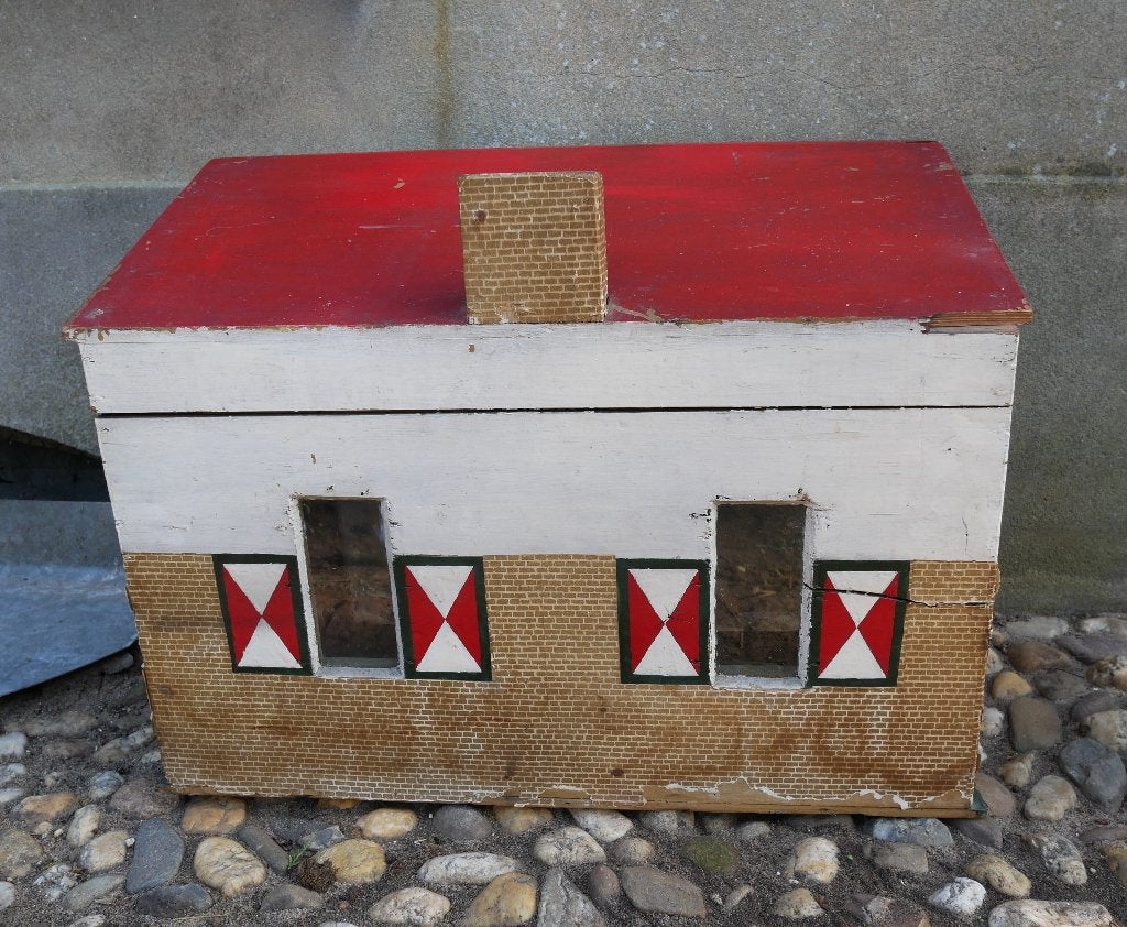 antiek poppenhuis, Ophalen