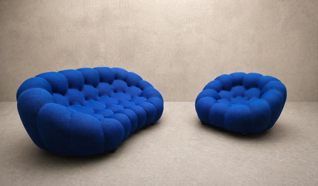 2.5 zits bank en fauteuil, Ophalen of Verzenden, 75 tot 100 cm