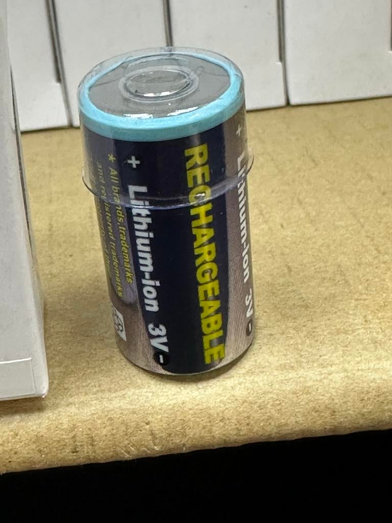 50x Oplaadbare CR123A Lithium Batterijen 3V, G, Nieuw, Ophalen of Verzenden, D