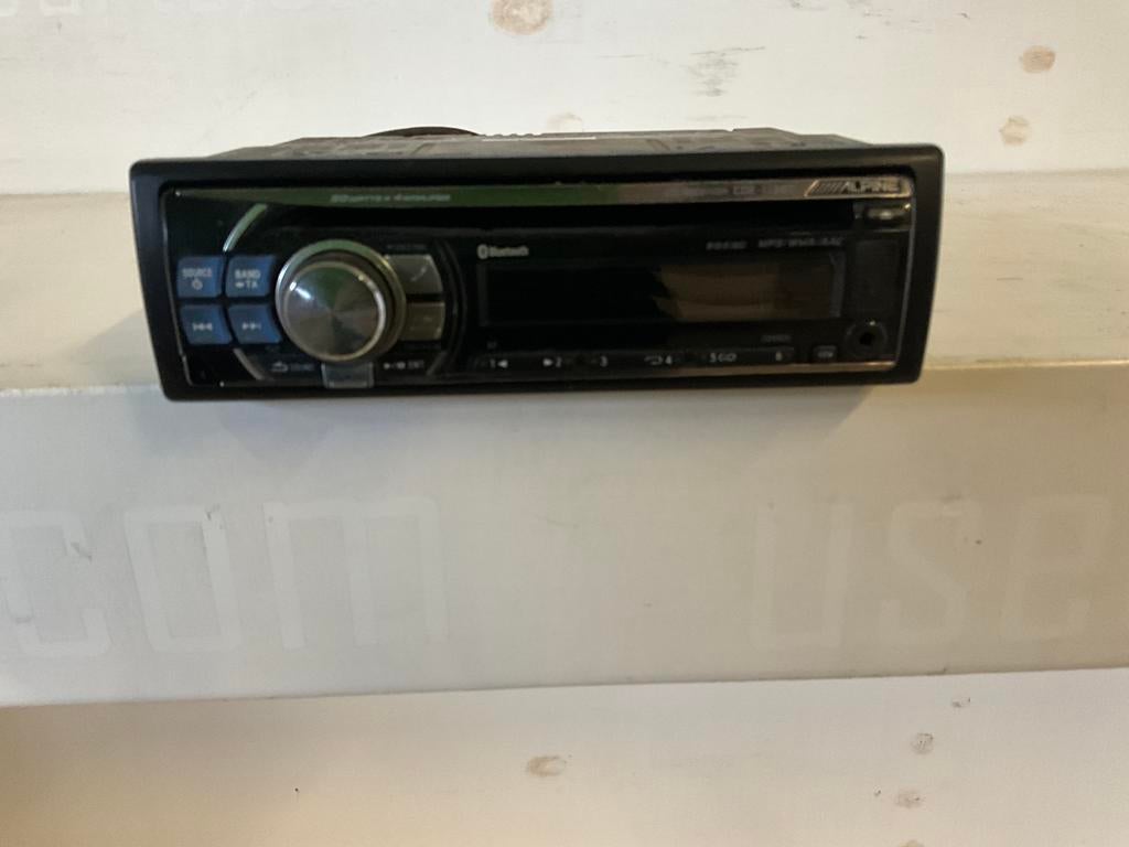 Alpine autoradio met Bluetooth, Ophalen of Verzenden, Gebruikt