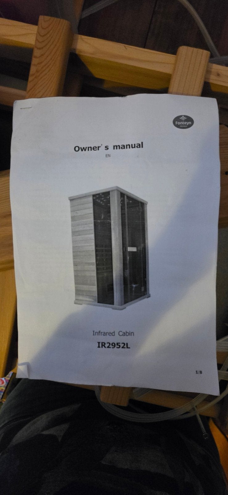 Fonteyn Infraroodcabine IR2952L, Ophalen, Zo goed als nieuw