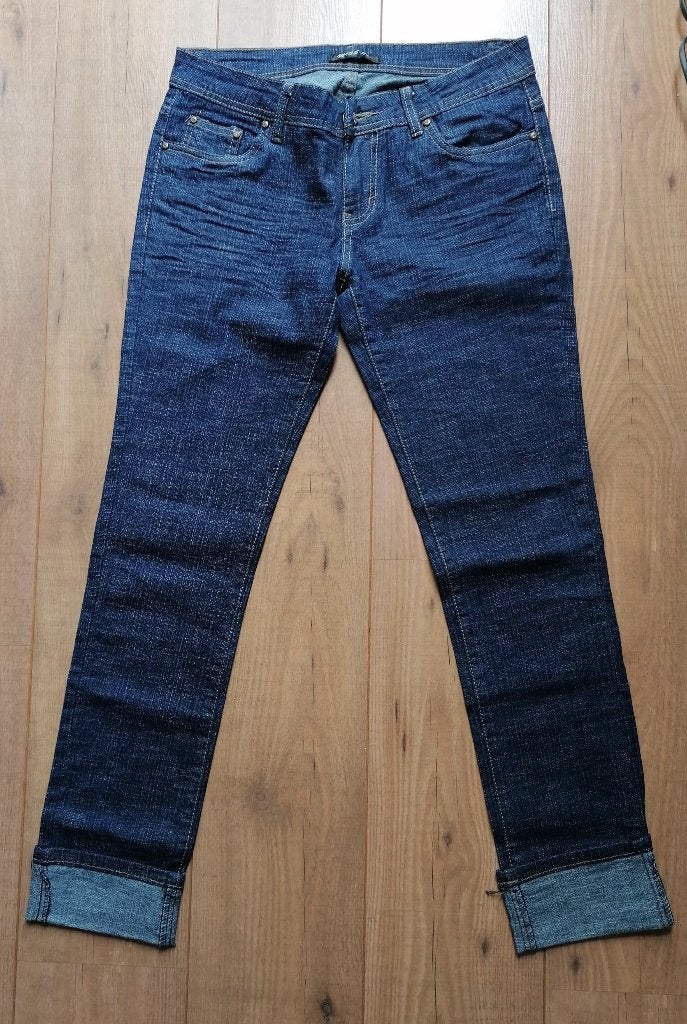 MOOIE donkerblauwe jeans met stretch mt. 40, Ophalen of Verzenden, Nieuw, Blauw, W30 - W32 (confectie 38/40)