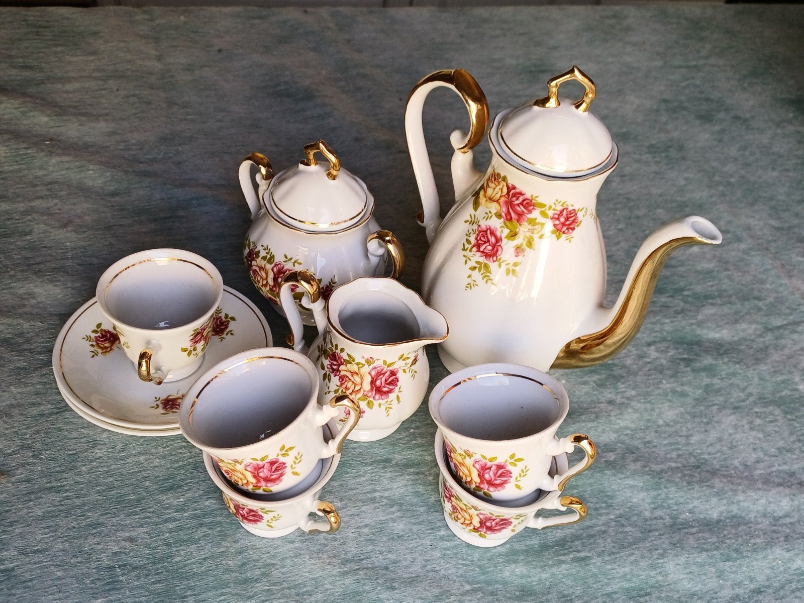 Kinderservies - bloemen, Ophalen of Verzenden, Zo goed als nieuw