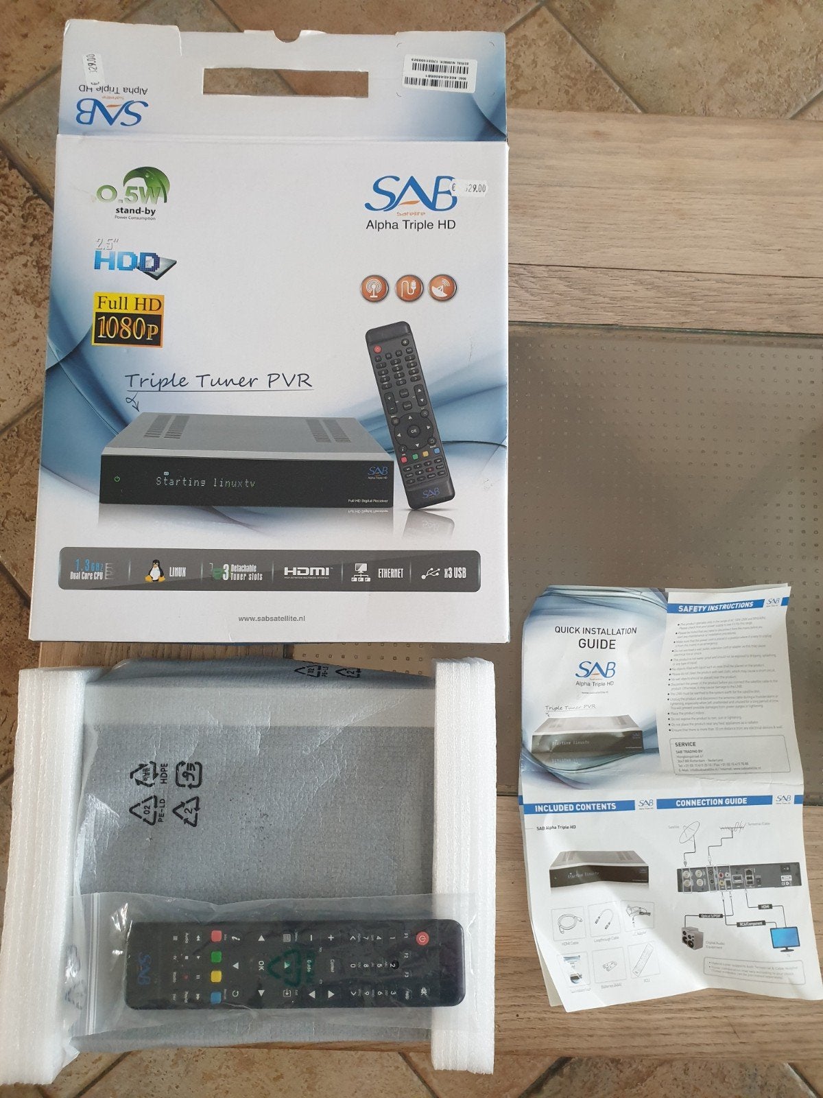 Sab Alpha Triple HD digitale antenne digitenne satelliet, Ophalen, Nieuw
