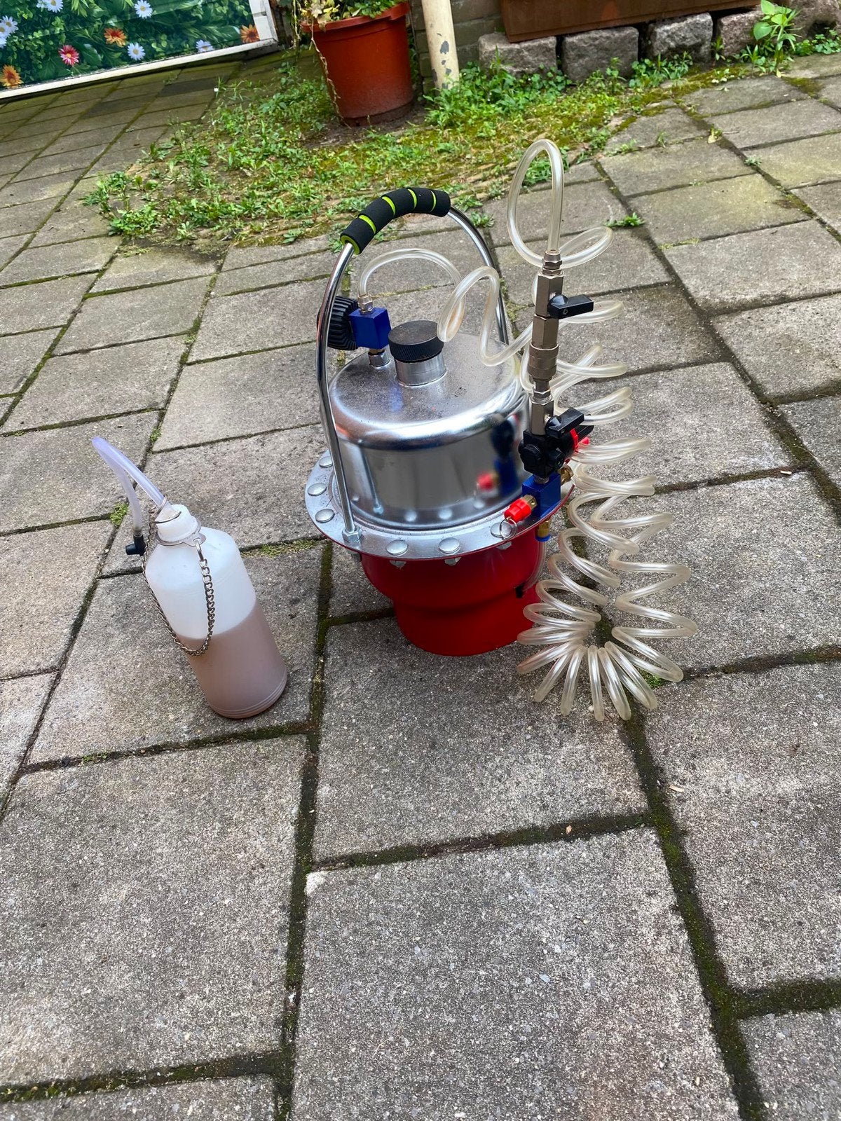 Olie- en vloeistofafzuiger met vacuümpomp, Ophalen of Verzenden