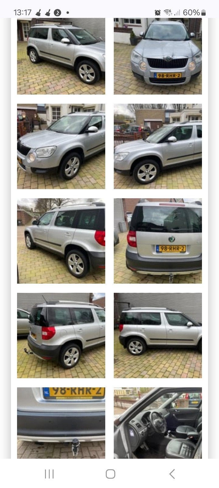 Skoda Yeti 1.2 TSI 77KW DSG 2011 Grijs